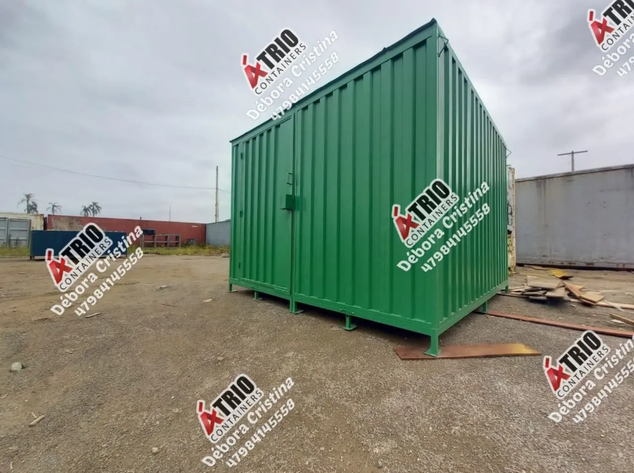 Container acoplavel obra desmontável