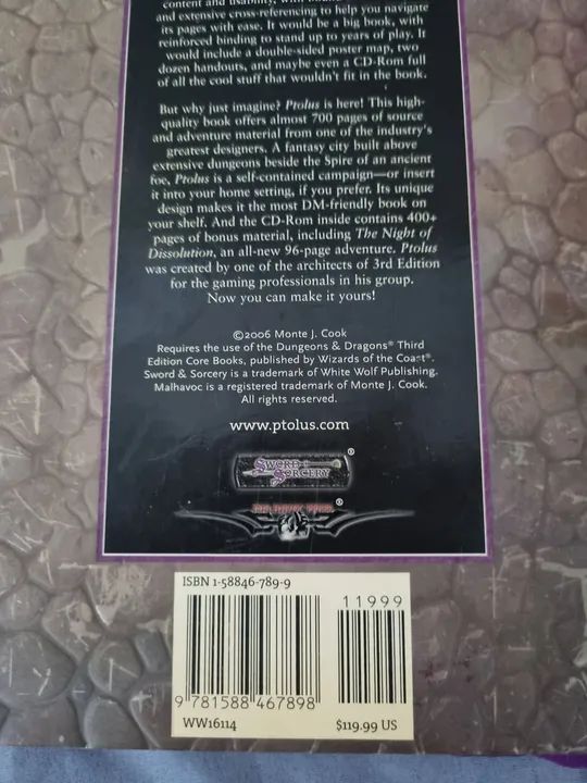 Livro RPG - Ptolus: City by the Spire D20 Edição 2006 - Foto 3