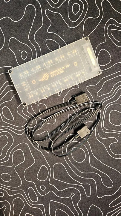 Hub Switch argb 5v 3 pinos para controladoras de fans argb