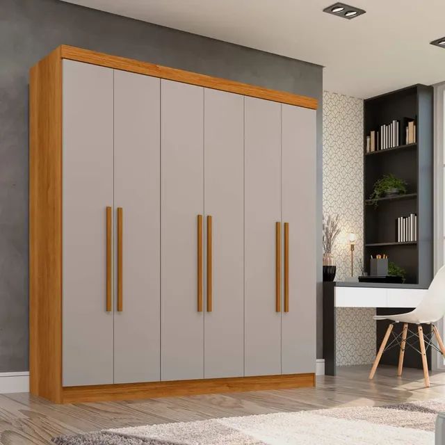 Guarda roupa colibri 6P MDF/MDP SR G10 - Foto 2