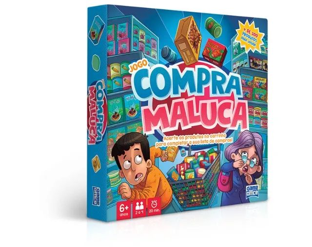 Jogo de Ação Tabuleiro  Compra Maluca