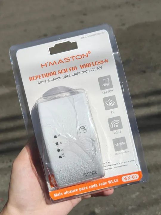 Repetidor de Wi-Fi H'MASTON - entrega grátis em São Luís 