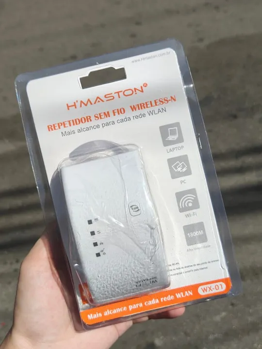 Repetidor de Wi-Fi H'MASTON - entrega grátis em São Luís 
