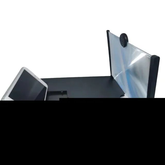 LUPA AMPLIADORA P/TELA DE CELULAR DOBRÁVEL TELA 3D 10 POLEGADAS. PRETA<br> - Foto 2
