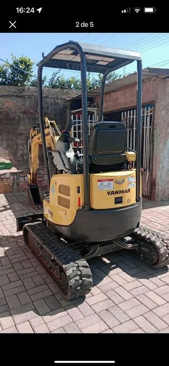 MINI ESCAVADEIRA MODELO VIO17 YANMAR COM 1130 HRS DE USO - Foto 3