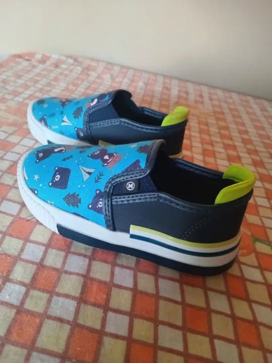 Tênis Infantil com Desenho de Ursinhos - Foto 3