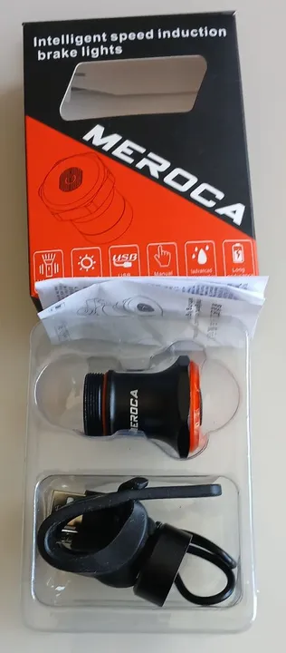 Luz de freio inteligente para bicicleta Meroka