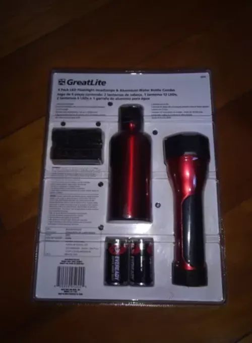 Pack Greatlite - 5 Lanternas De Led E 1 Garrafa De Alumínio - Foto 2