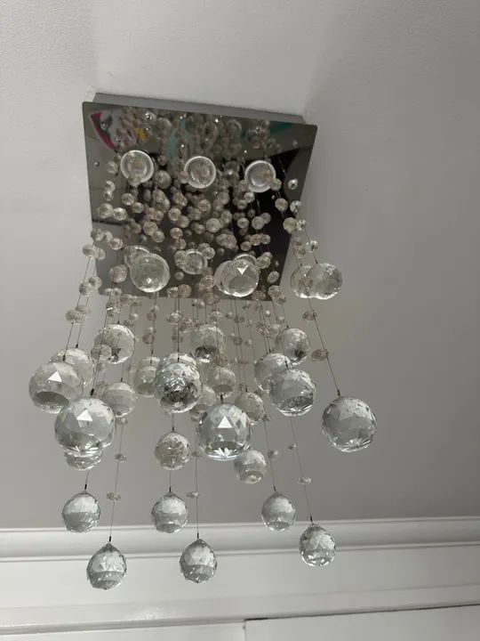 Vendo lustre de cristal 