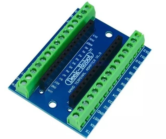 Placa Borne Terminal Adaptador Arduino Nano V3.0  Arduino Automação Robotica COD-AM255     - Foto 2