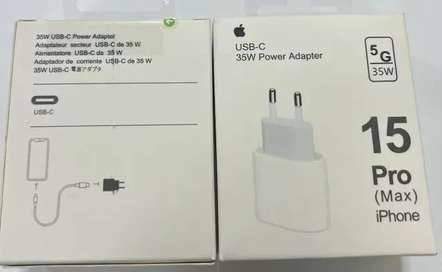 Carregador Usb-C de 35w para iPhone 15 Pro/ 15 Pro Max Apple - Foto 3