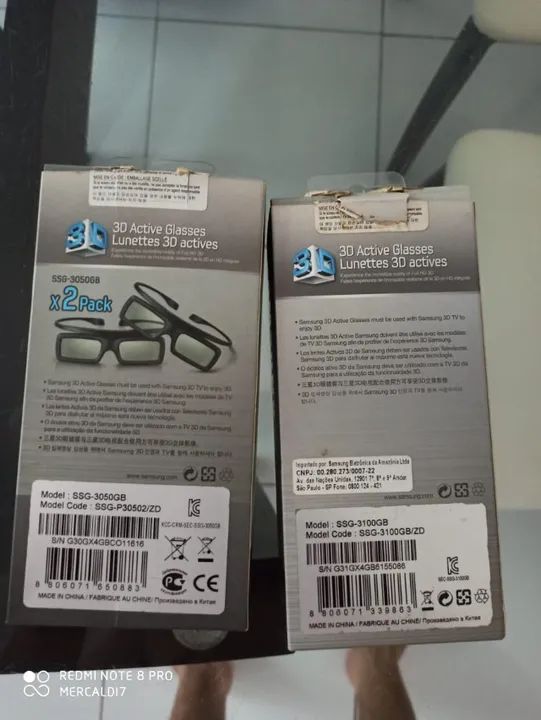 Óculos 3D original Samsung - Foto 2