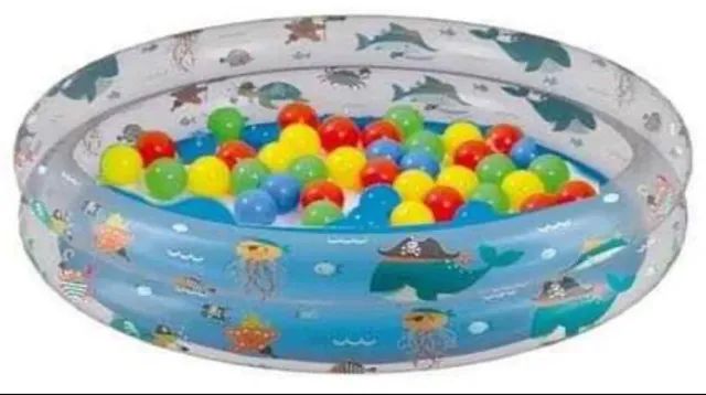 Piscina de 180 litros com 20 bolinhas