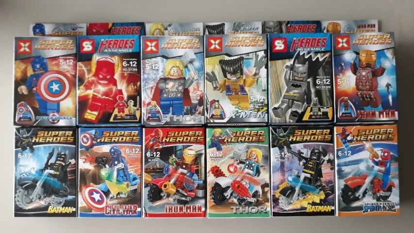Lote de bonecos compatíveis Lego - Foto 4