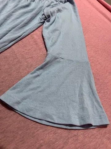 Blusa ciganinha azul bebê P - Foto 4
