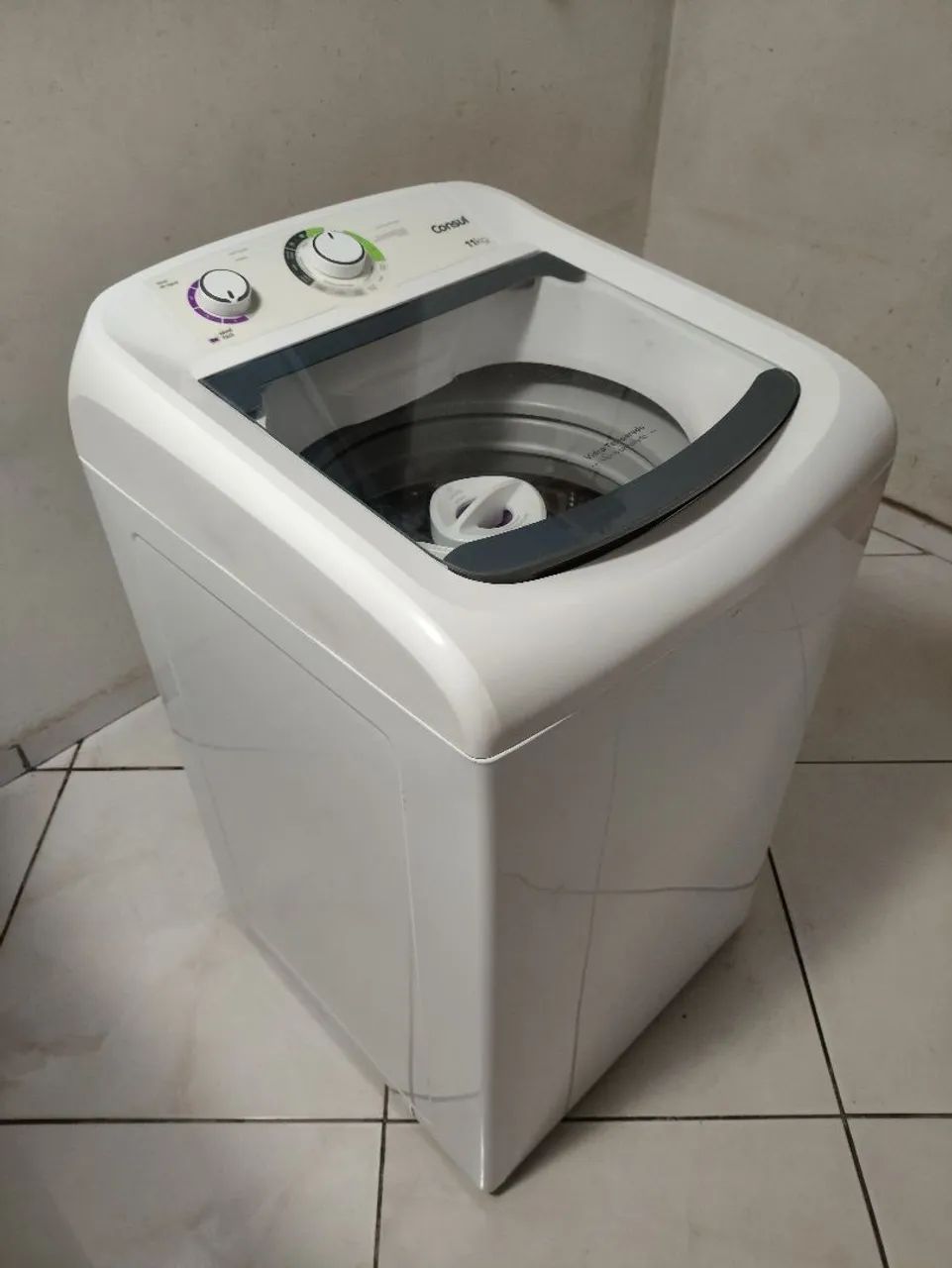 Máquina de lavar consul 11 kg com cesto de inox bem conservada praticamente nova  - Foto 3