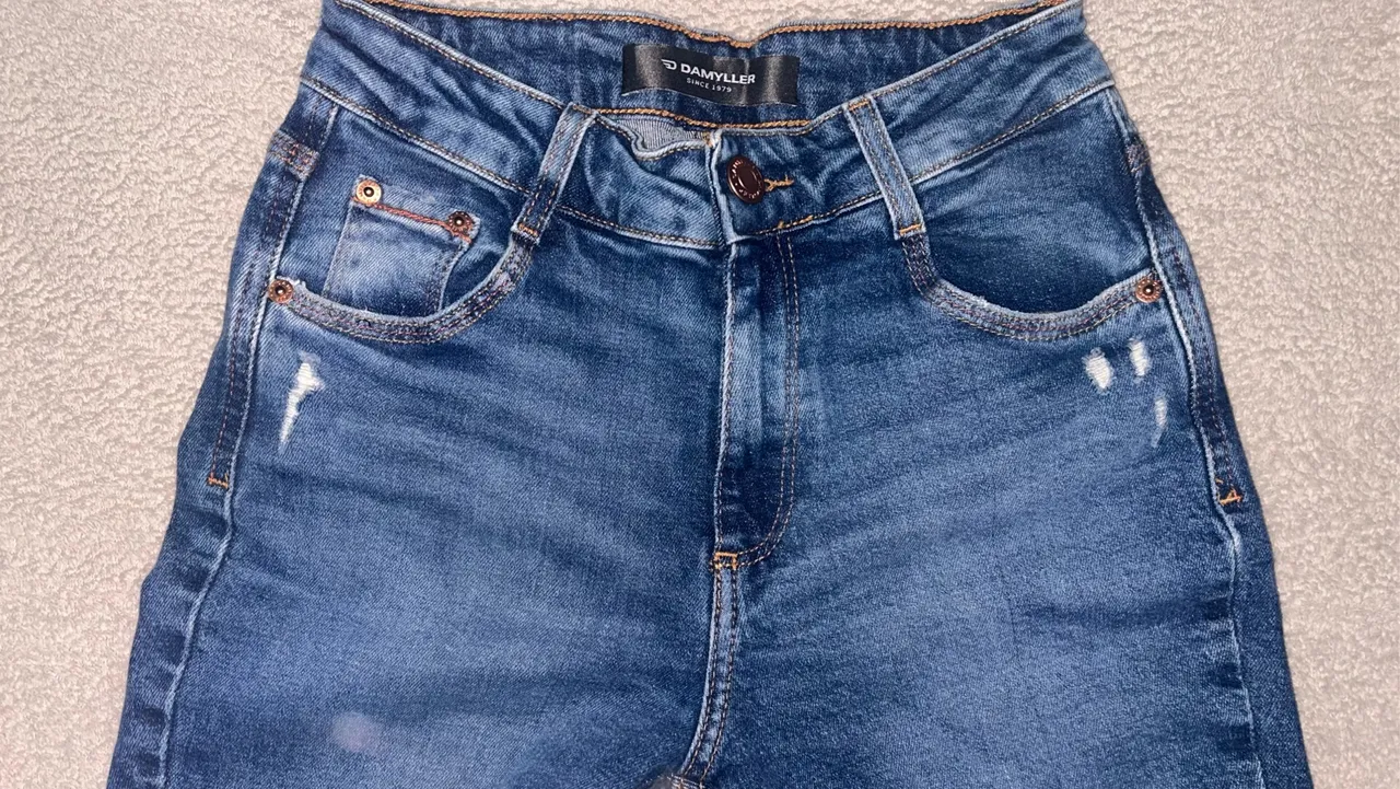 Calça Jeans Damyller Azul Flare