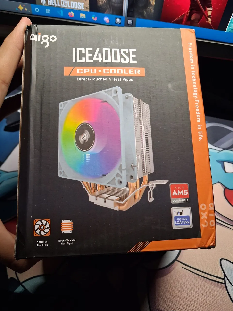 LACRADO! COOLER RBG PARA PROCESSADOR Aigo ICE400SE