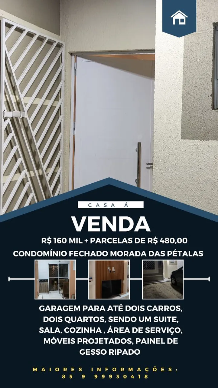 Casa a venda em condomínio fechado
