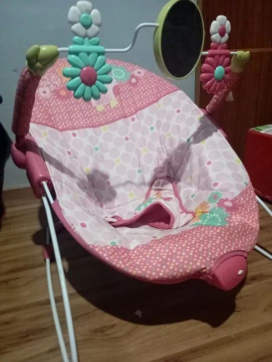 Cadeirinha de balanço, alimentação para bebê - Foto 2
