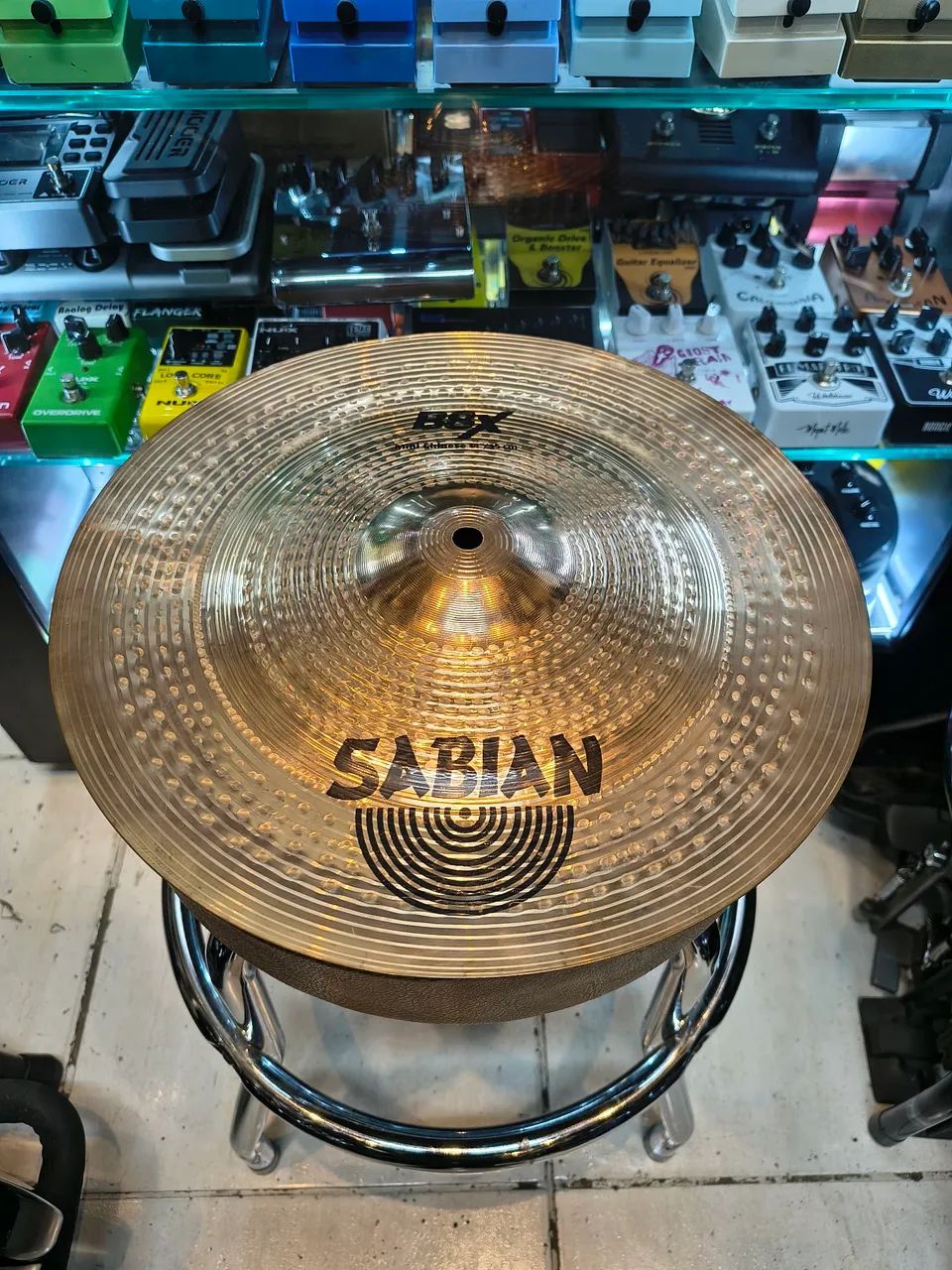 Prato sabian mini china b8x 14 polegadas chinese liga b8