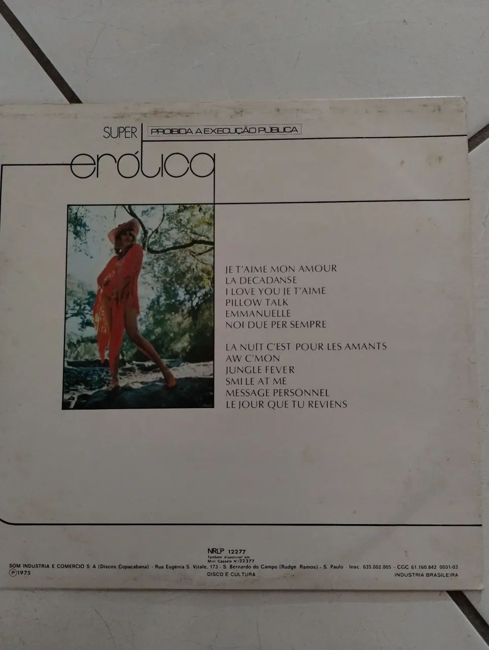 Disco de Vinil Super Erótica - Na Intimidade - Foto 2