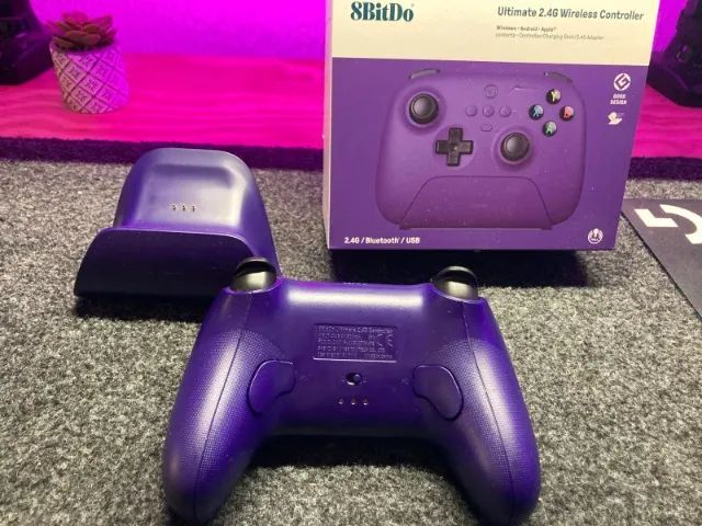 Controle 8bitdo Ultimate com Hall Effect e dock de carregamento - Foto 3