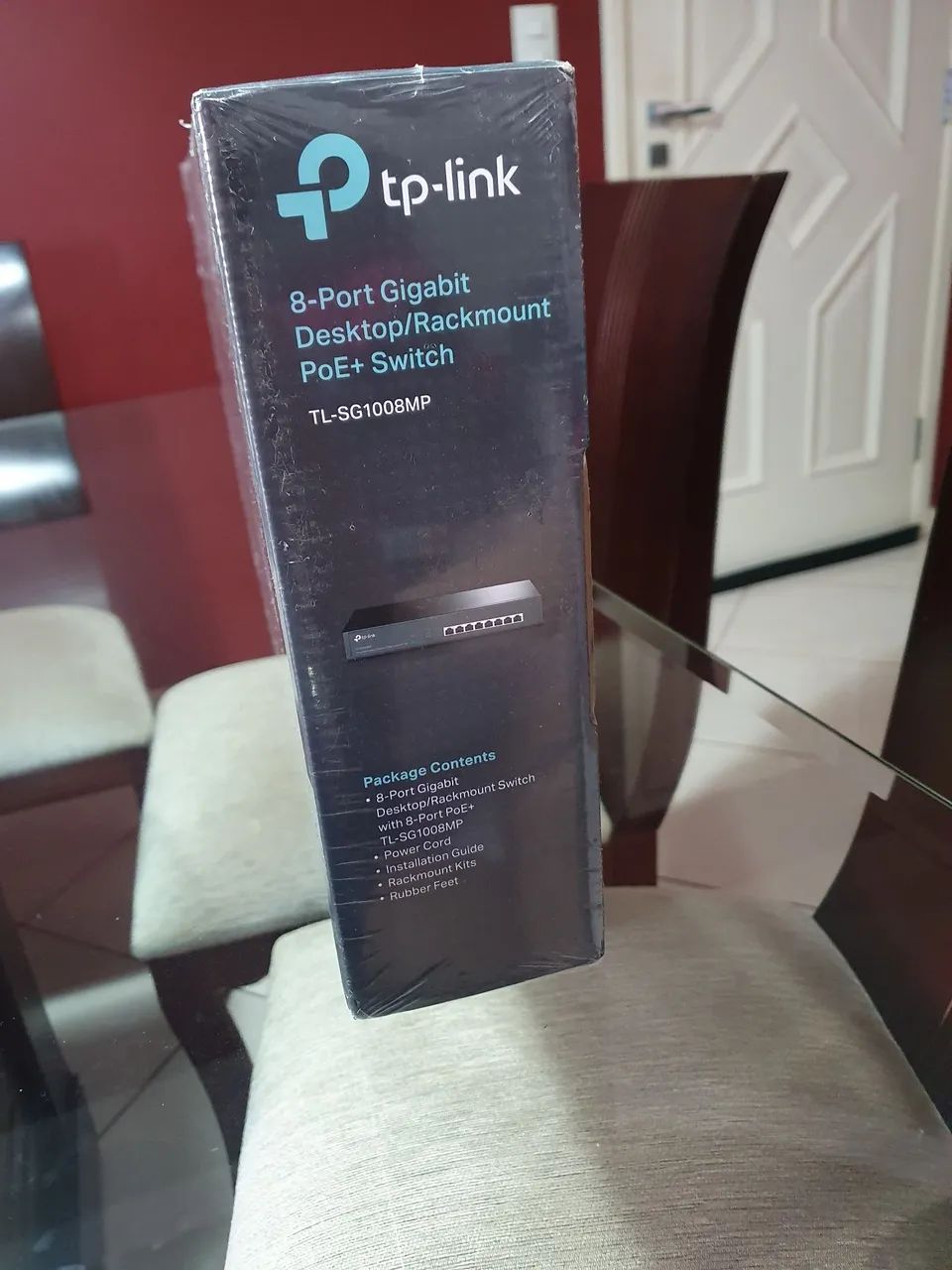 TP-Link 8 Port Gigabit, Desktop/Rackmount PoE+Switch, TL-SG 1008MP - Foto 3