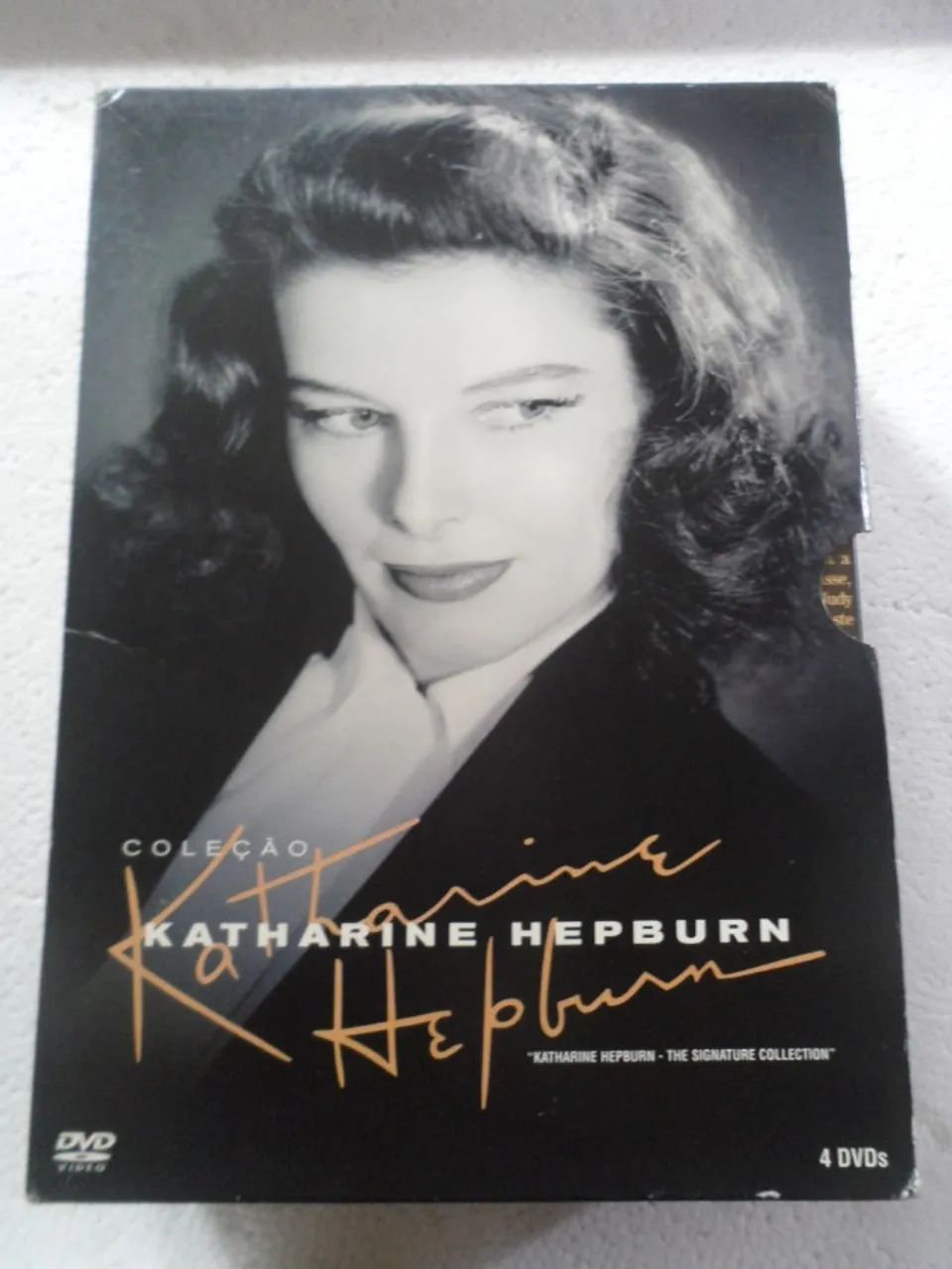 DVD Box Katharine Hepburn 4 discos 4 filmes box nacional e original