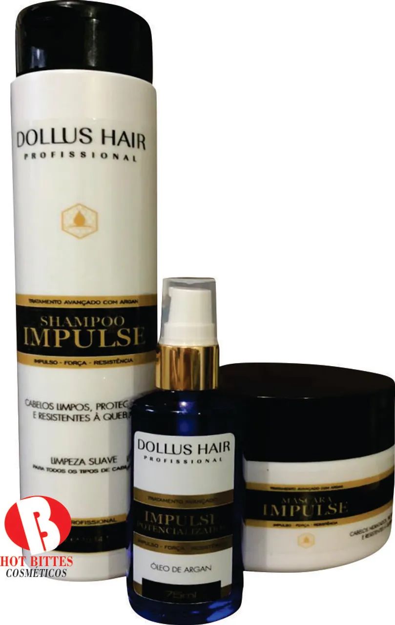 Kit Capilar Dollus Hair Impulse - Tratamento Argan