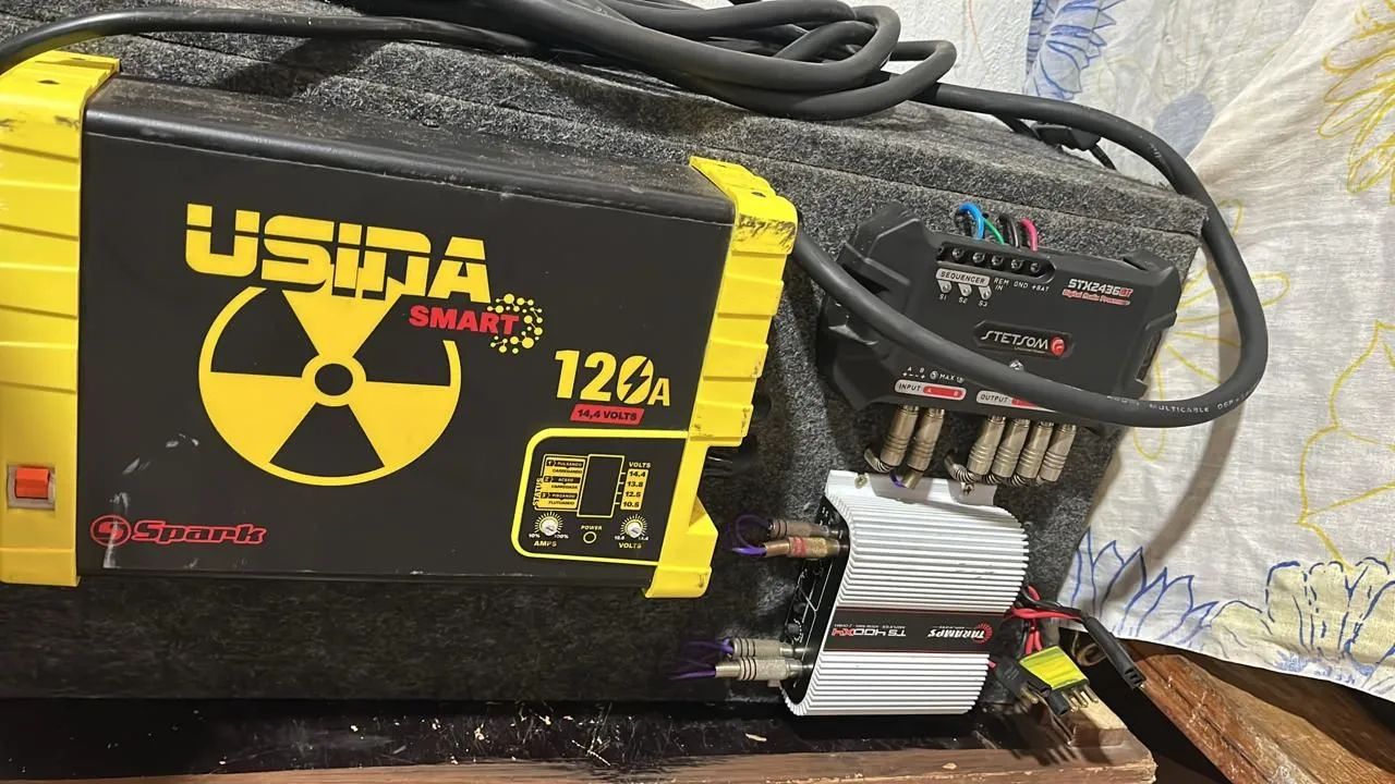 Vendo som automotivo,troco em moto biz - Foto 4