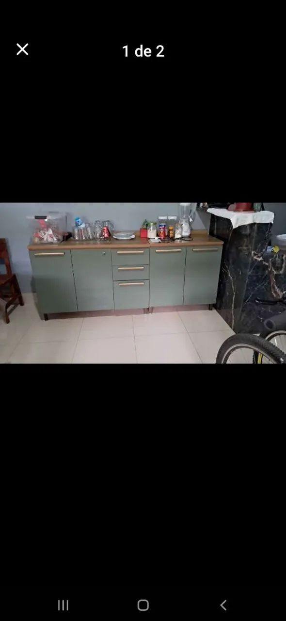 Armário de Cozinha, com dobradiça amortecedores 