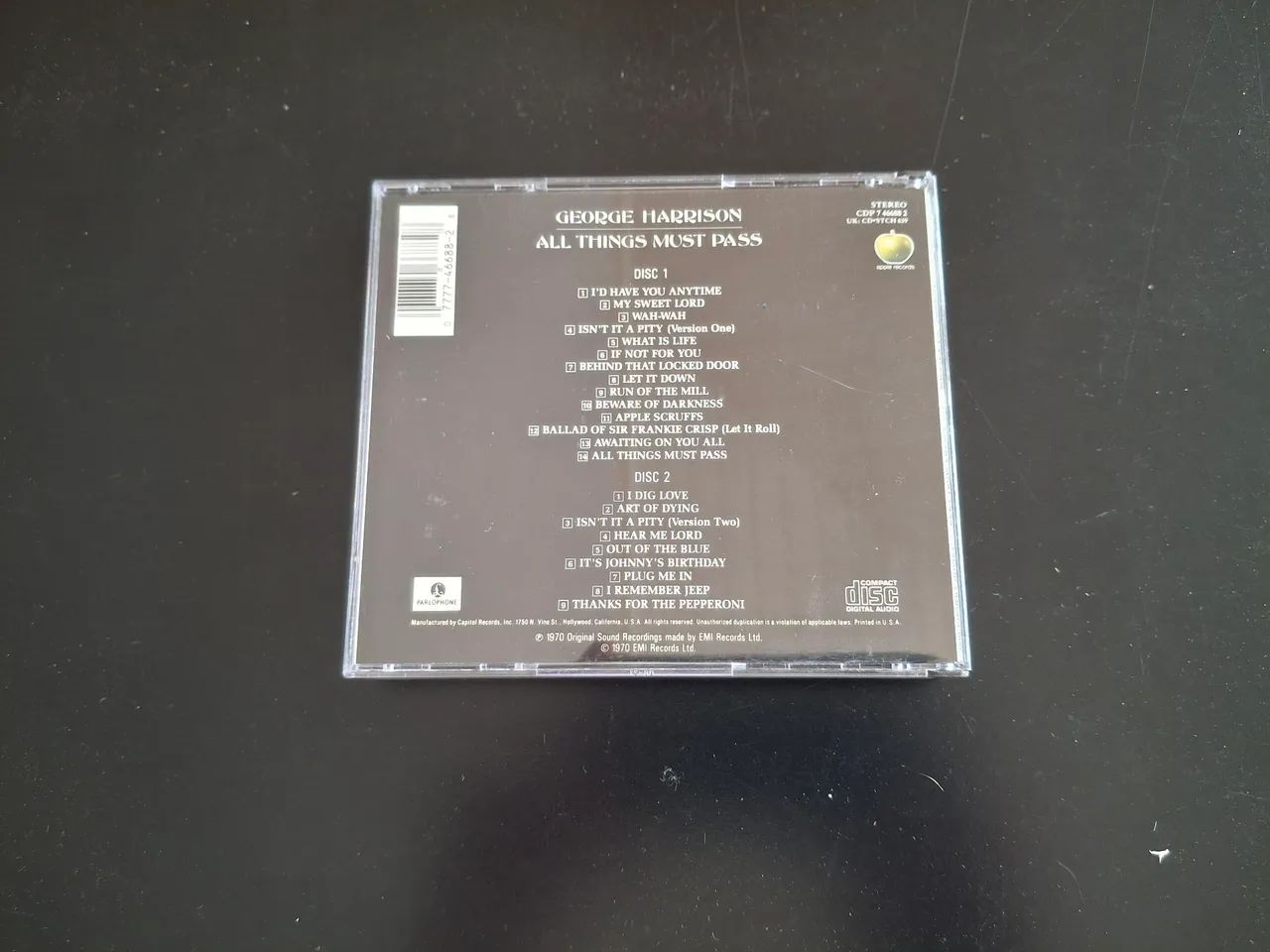 CD George Harrison All Things Must Pass duplo importado - Foto 2