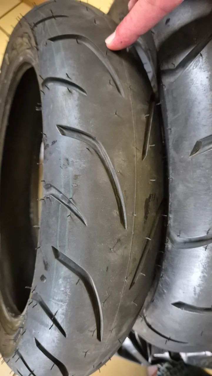 Pneus IRC para Nmax 110/70-13 + 130/70-13 Novos! Rodaram 10 km! - Foto 2