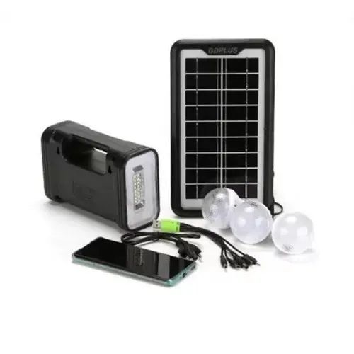 Sistema Solar Painel Placa kit Solar com Bateria Recarregável 3 Lâmpadas Led Dura 5h - Foto 4