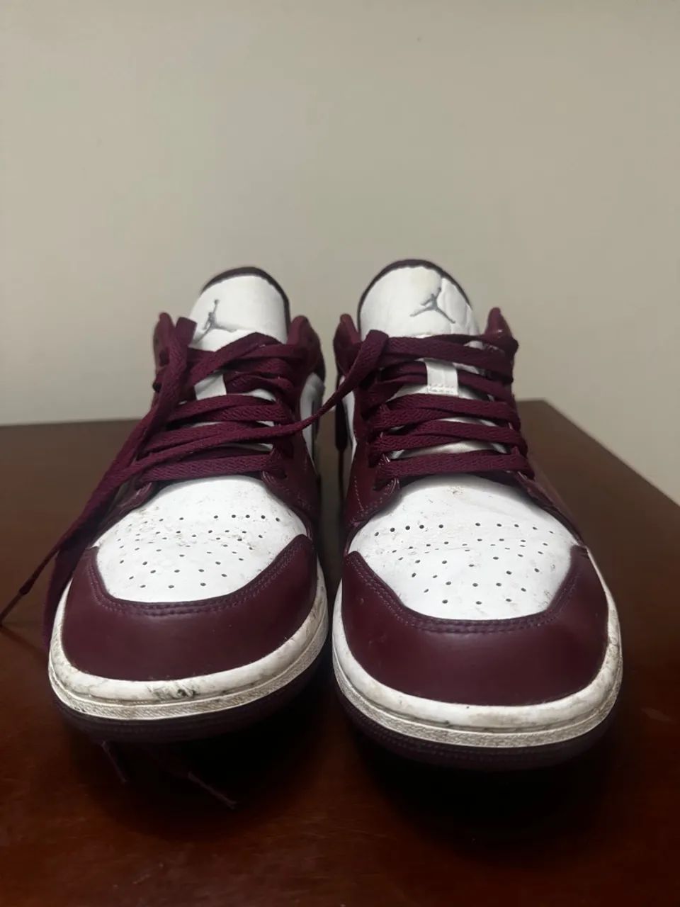 Air Jordan 1 Low - Vinho e Branco - Foto 3