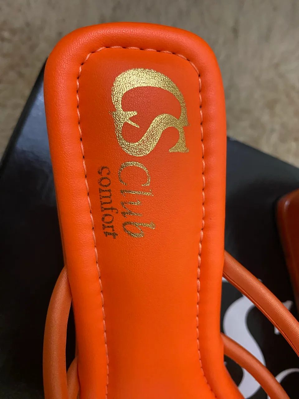 Sandália Carmen Steffens Laranja NOVA - Foto 3