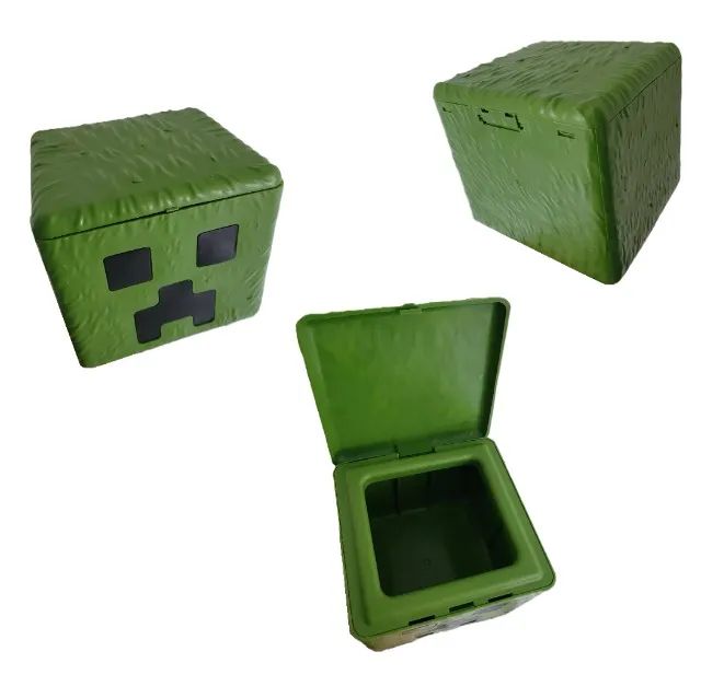 Balde De Pipoca Creeper Cinemark + Brinquedo Minecraft (Escolha 1) - Foto 3