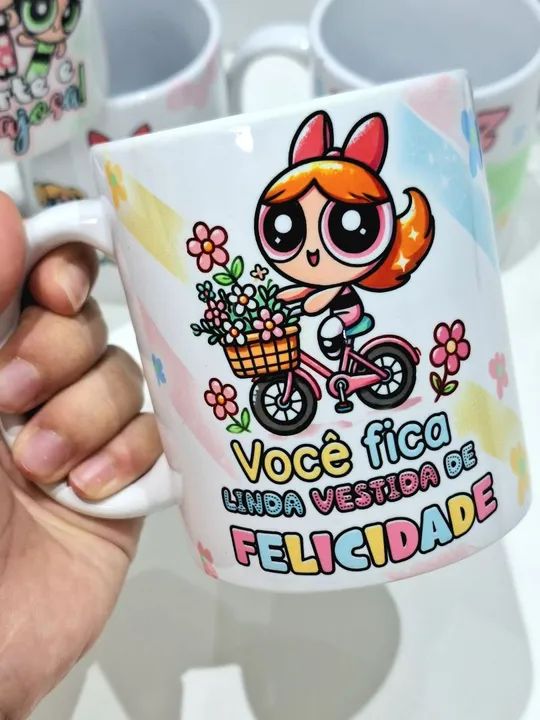 Caneca de Porcelana  - Tema dia da mulher. - Foto 2