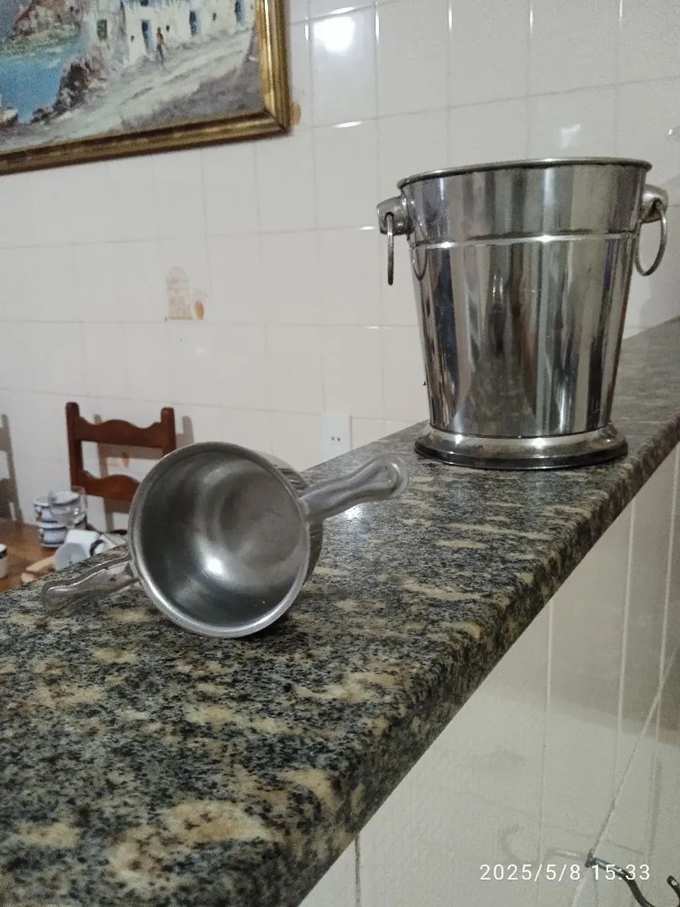 Balde para gelo.