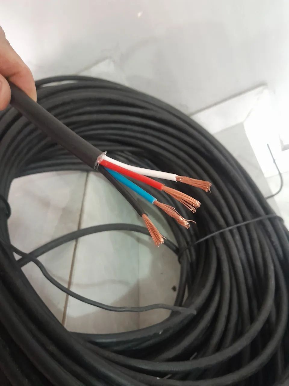 Cabo pp 4x4 (tamanho 25 metros) Produto novo 