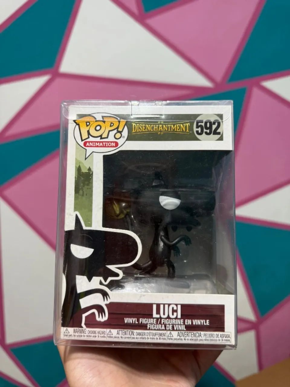 NOVO E RARO Funko Pop Luci Desencanto c/ protetor 