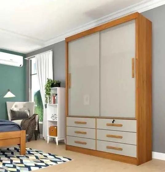 Guarda Roupa 2 Portas 6 Gavetas DIVIDIMOS EM ATÉ 10X SEM JUROS - Foto 3