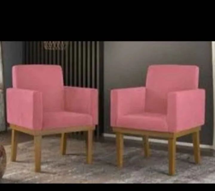 Poltrona  em suede estrutura de madeira eucalipto espuma D33  RS 450,00  unidade  - Foto 2