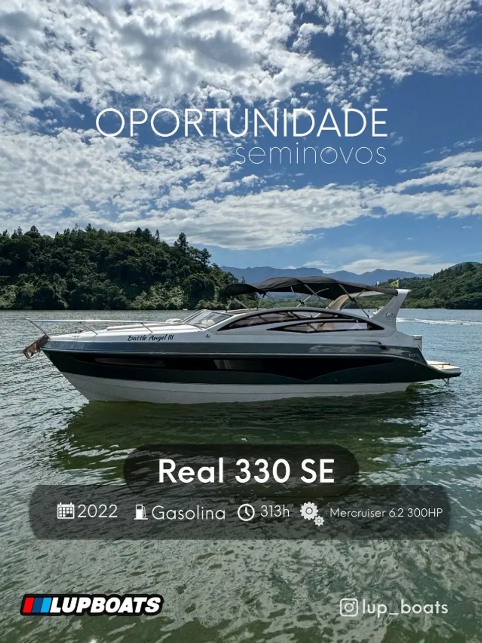 LANCHA REAL 330 SE - 2022 (FOCKER, NX BOATS, VENTURA, CORAL)