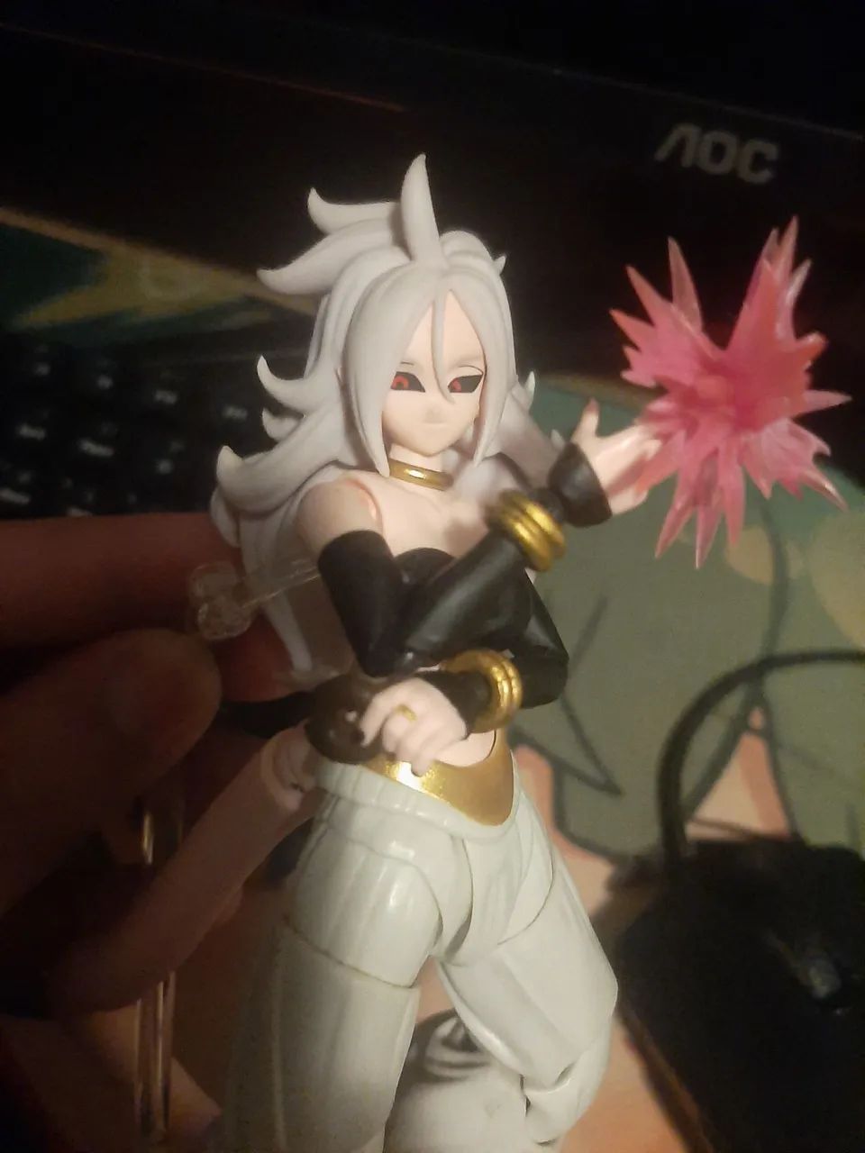 Sh figuarts android 21 lab coat e android 21 fighterz - Foto 3
