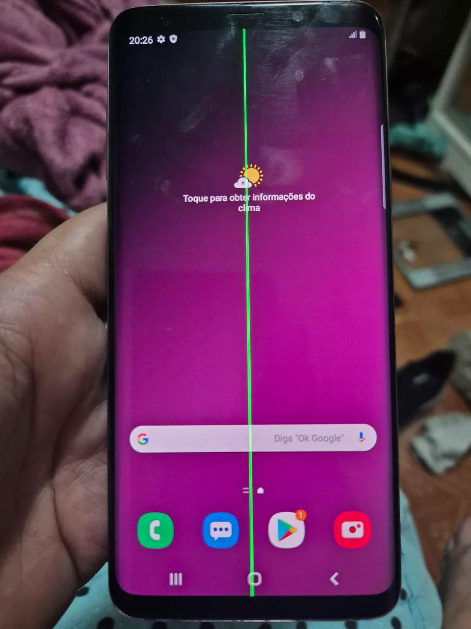 Samsung s9 plus 128 gb com listra 350,00