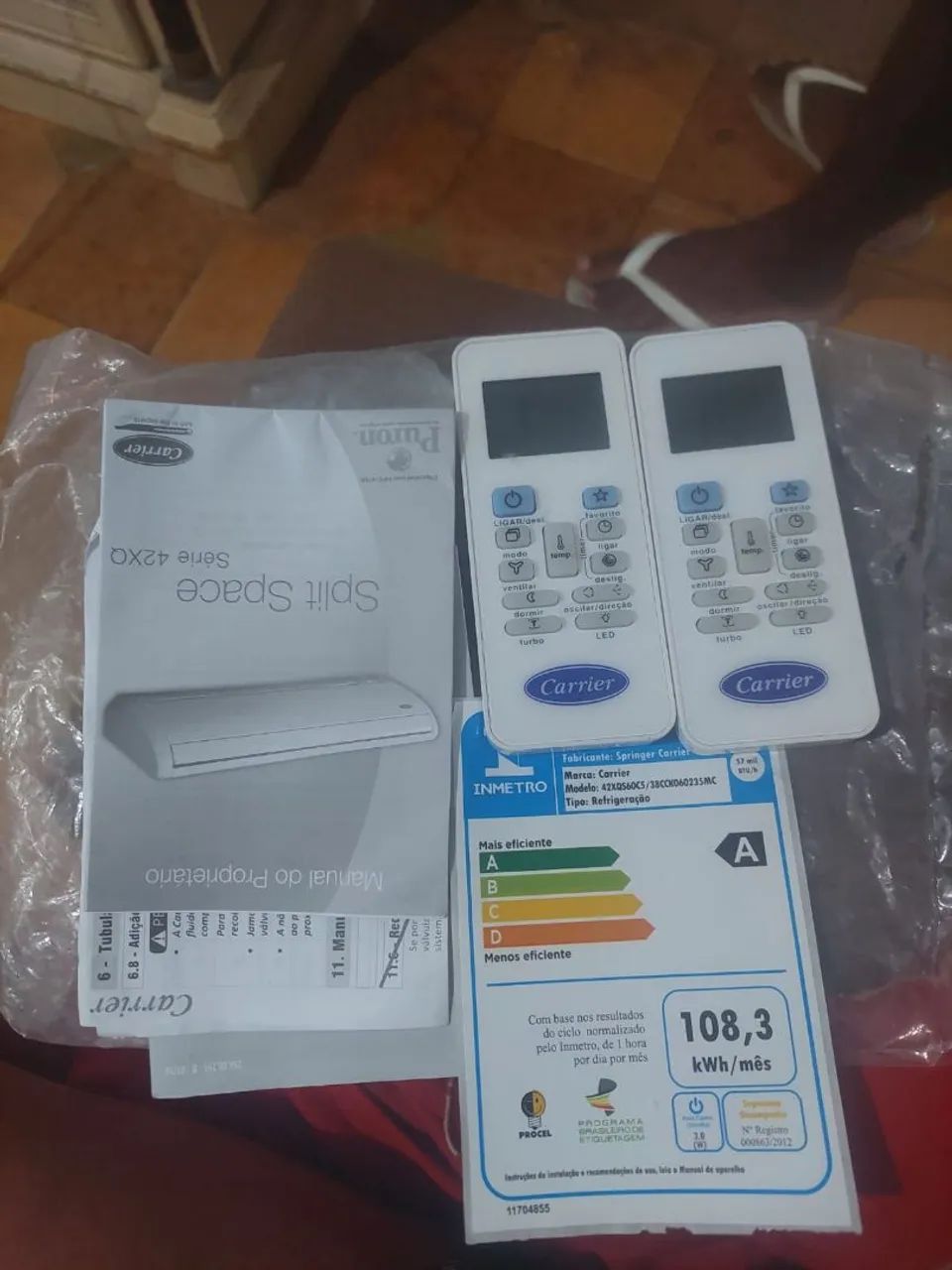 Controle de ar-condicionado 