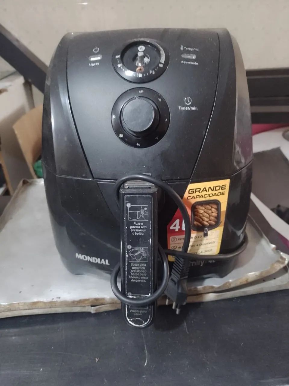 Fritadeira Elétrica Air Fryer Mondial 4L