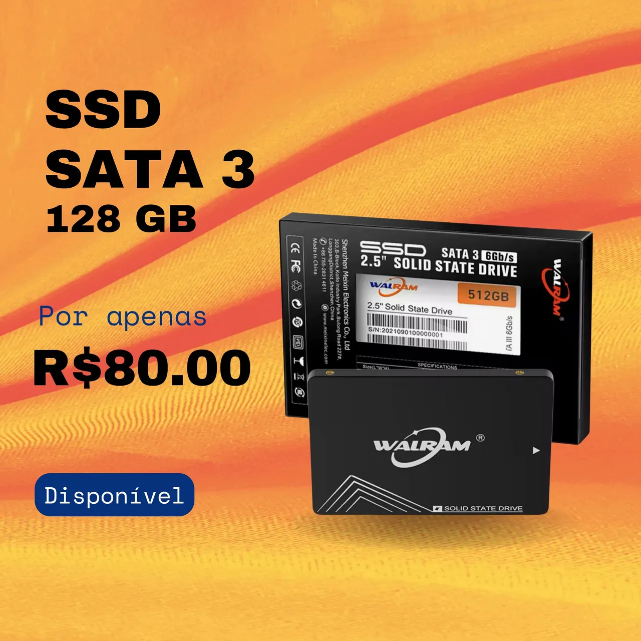 SSD SATA III 120GB - WALRAM - ULTIMAS UNIDADES